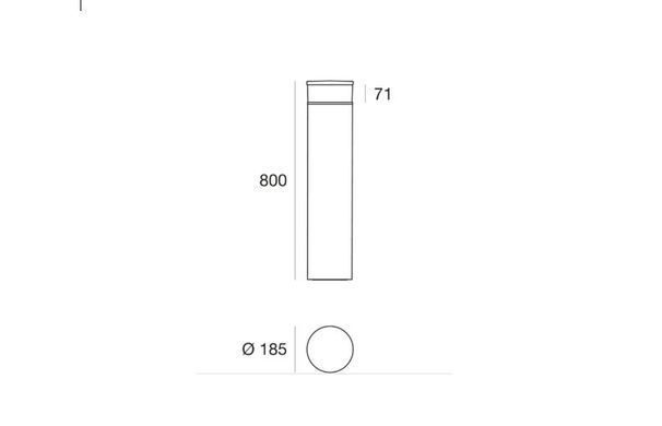 Светодиодный световой столбик Linea Light PURO 64718 &ndash; интернет-магазин наружного освещения Smart Lighting