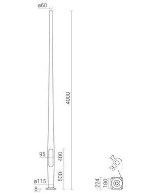 Паркова опора Rosa SAL DP-44