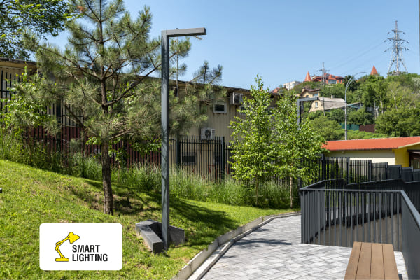 Уличное освещение проект Smart light Бизнес-центр Протасов Яр